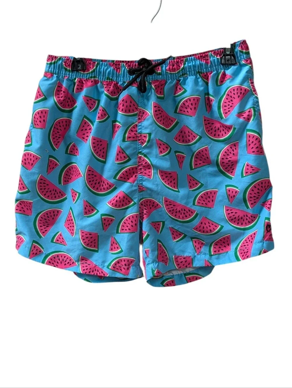 Cabana Bro , Watermelon Print Men's Swim Trunks. Size Large